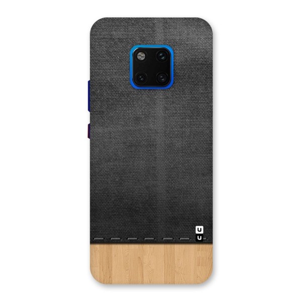 Bicolor Wood Texture Back Case for Huawei Mate 20 Pro