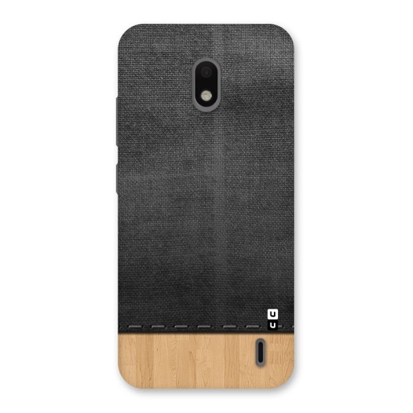 Bicolor Wood Texture Back Case for Nokia 2.2