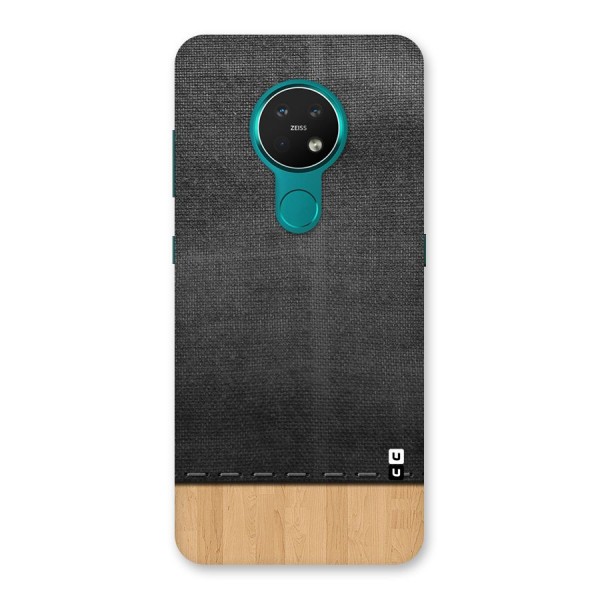 Bicolor Wood Texture Back Case for Nokia 7.2