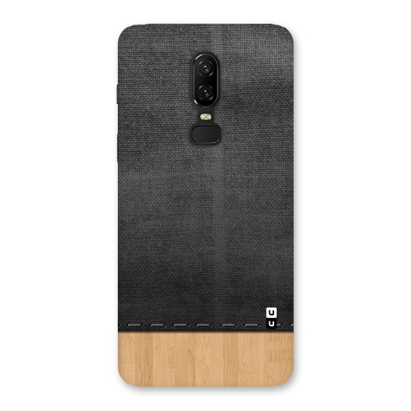 Bicolor Wood Texture Back Case for OnePlus 6