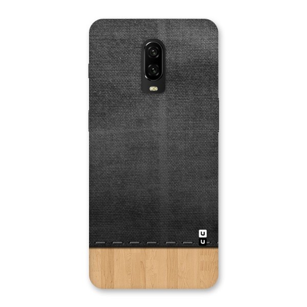 Bicolor Wood Texture Back Case for OnePlus 6T