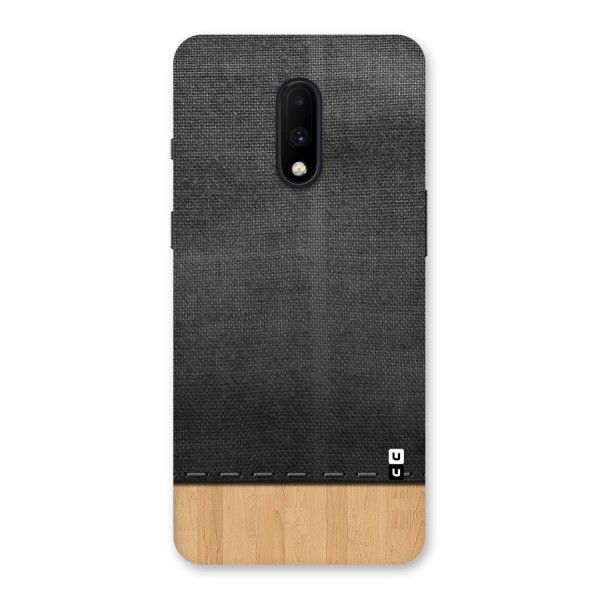 Bicolor Wood Texture Back Case for OnePlus 7