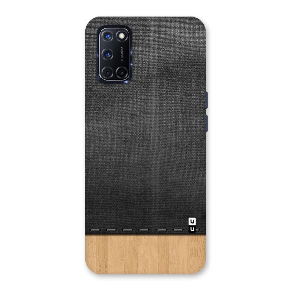 Bicolor Wood Texture Back Case for Oppo A52