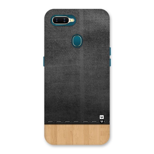 Bicolor Wood Texture Back Case for Oppo A7
