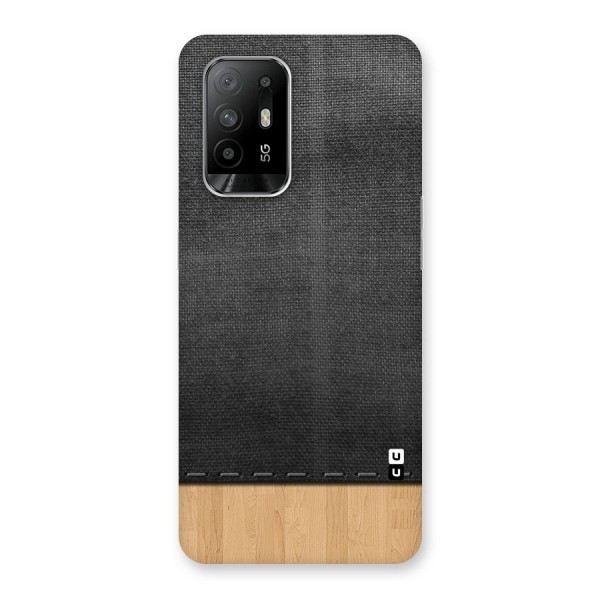 Bicolor Wood Texture Back Case for Oppo F19 Pro Plus 5G
