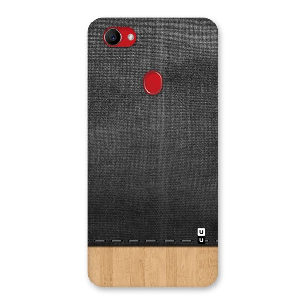 Bicolor Wood Texture Back Case for Oppo F7