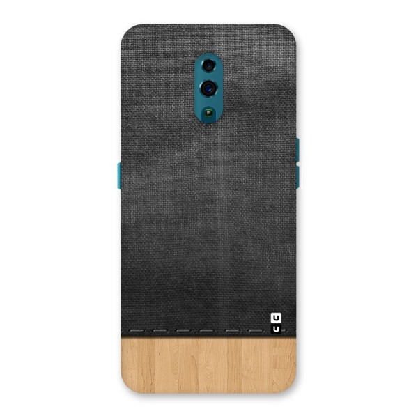 Bicolor Wood Texture Back Case for Oppo Reno