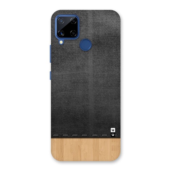 Bicolor Wood Texture Back Case for Realme C12