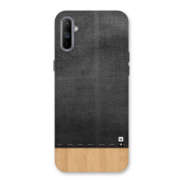 Bicolor Wood Texture Back Case for Realme C3