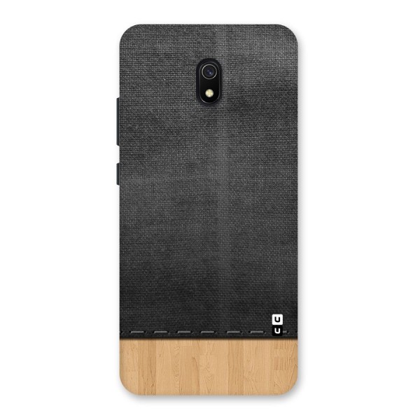 Bicolor Wood Texture Back Case for Redmi 8A