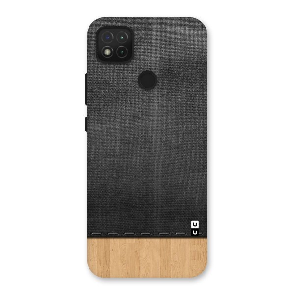 Bicolor Wood Texture Back Case for Redmi 9