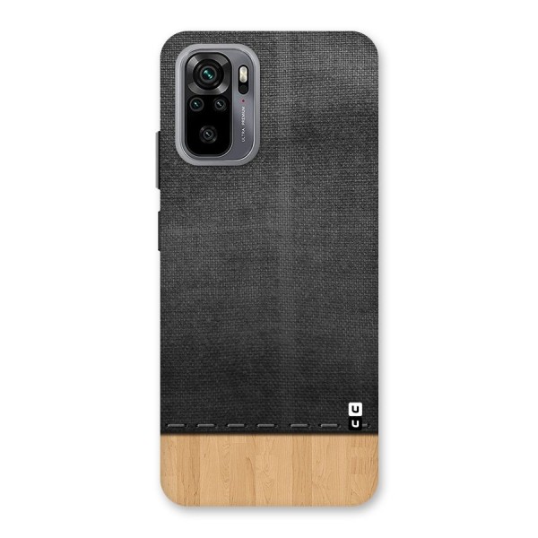 Bicolor Wood Texture Back Case for Redmi Note 10