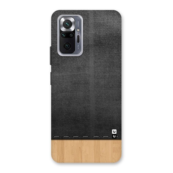 Bicolor Wood Texture Back Case for Redmi Note 10 Pro