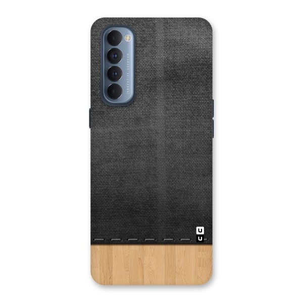 Bicolor Wood Texture Back Case for Reno4 Pro