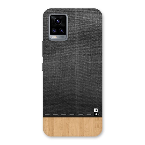 Bicolor Wood Texture Back Case for Vivo V20