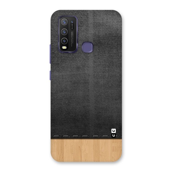 Bicolor Wood Texture Back Case for Vivo Y30