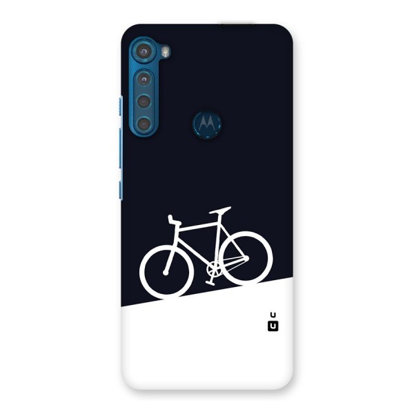 Bicycle Minimal Art Back Case for Motorola One Fusion Plus