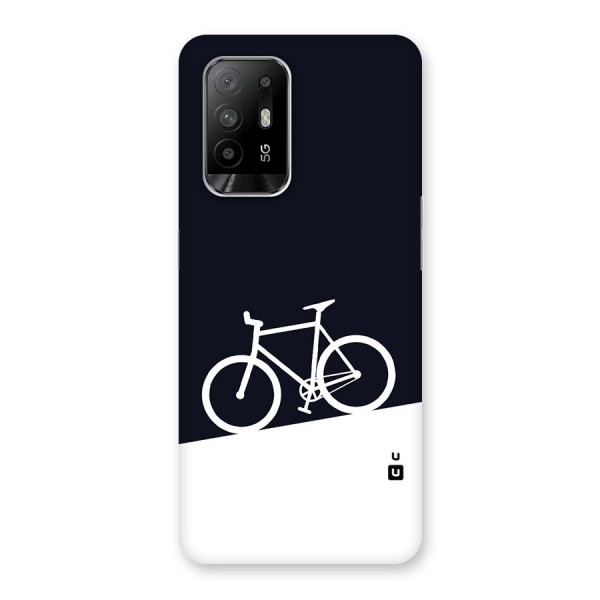 Bicycle Minimal Art Back Case for Oppo F19 Pro Plus 5G