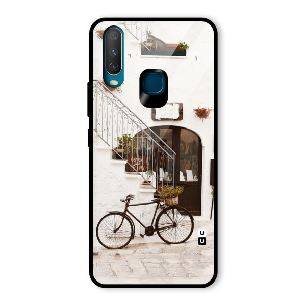 Bicycle Wall Glass Back Case for Vivo Y15