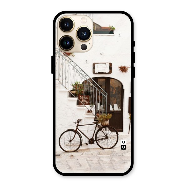 Bicycle Wall Glass Back Case for iPhone 13 Pro Max