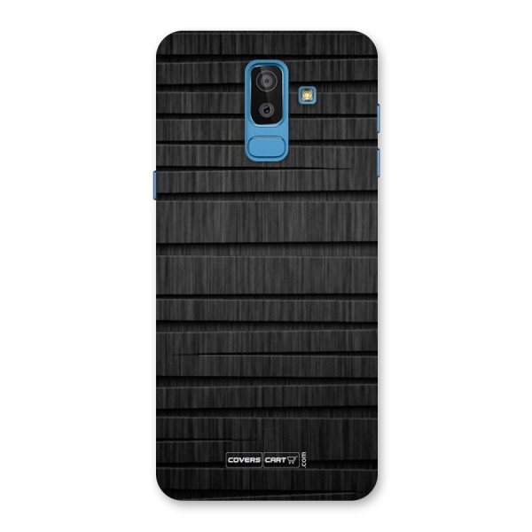 Black Abstract Back Case for Galaxy J8