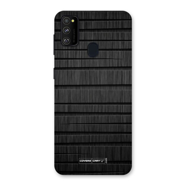 Black Abstract Back Case for Galaxy M21