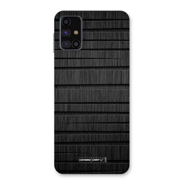 Black Abstract Back Case for Galaxy M31s