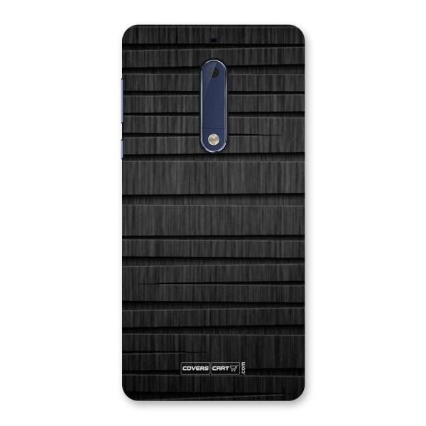 Black Abstract Back Case for Nokia 5