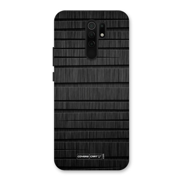 Black Abstract Back Case for Redmi 9 Prime