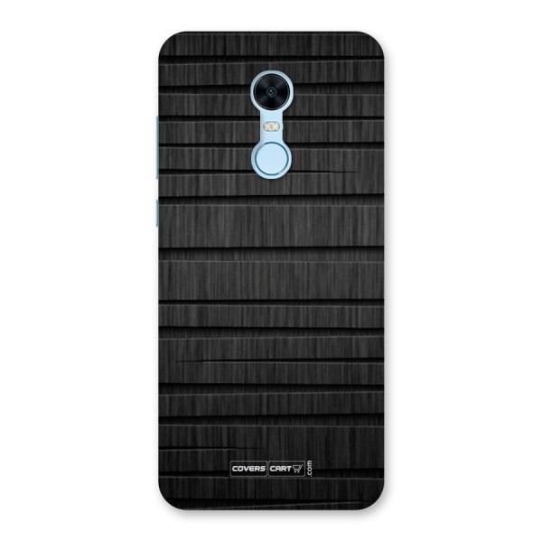Black Abstract Back Case for Redmi Note 5