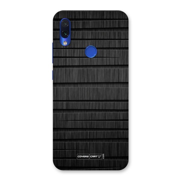 Black Abstract Back Case for Redmi Note 7