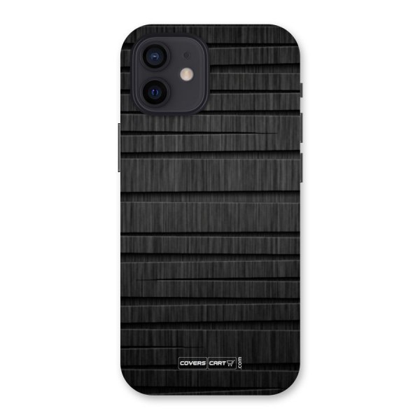 Black Abstract Back Case for iPhone 12