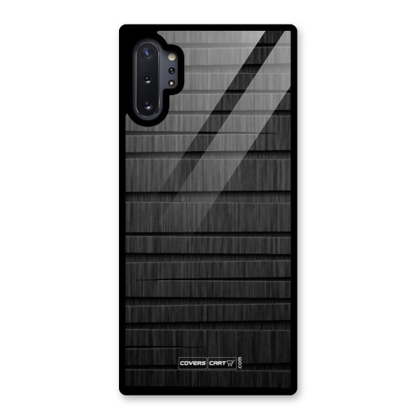Black Abstract Glass Back Case for Galaxy Note 10 Plus