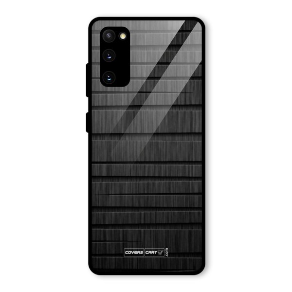 Black Abstract Glass Back Case for Galaxy S20 FE 5G