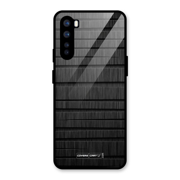Black Abstract Glass Back Case for OnePlus Nord