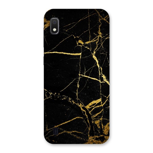 Black And Gold Design Back Case for Galaxy A10