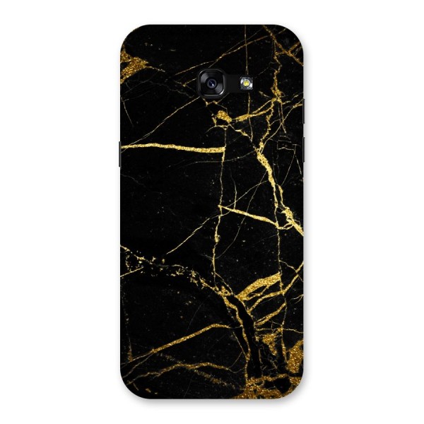 Black And Gold Design Back Case for Galaxy A5 2017
