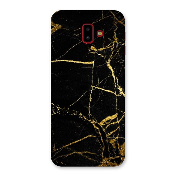 Black And Gold Design Back Case for Galaxy J6 Plus