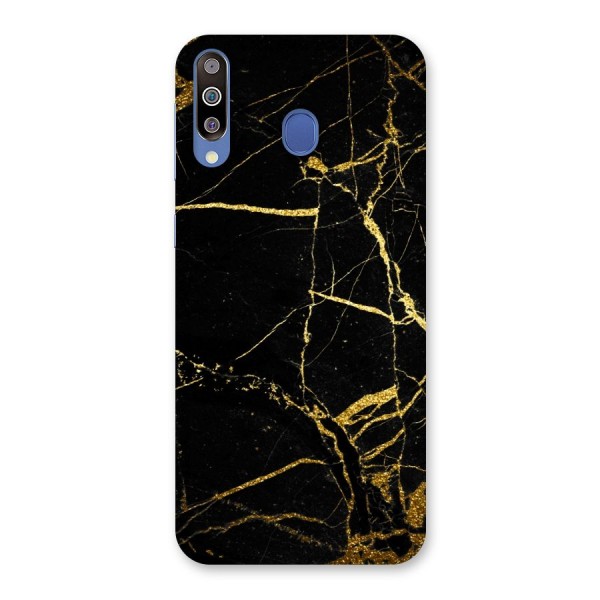 Black And Gold Design Back Case for Galaxy M30