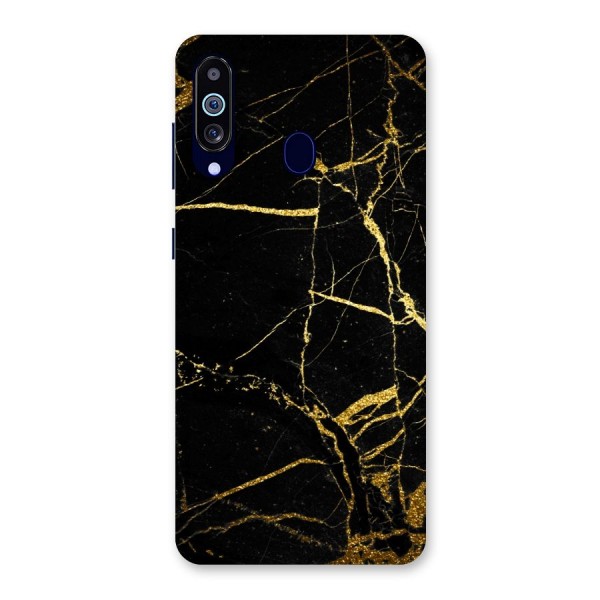 Black And Gold Design Back Case for Galaxy M40