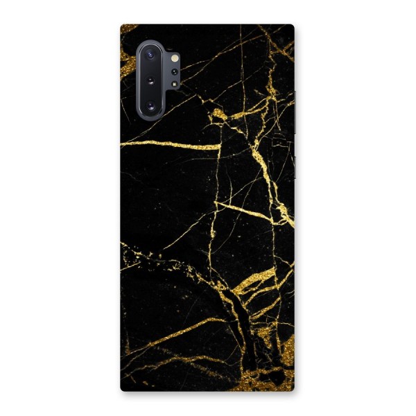 Black And Gold Design Back Case for Galaxy Note 10 Plus