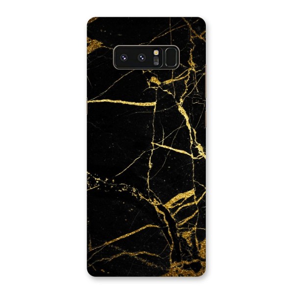 Black And Gold Design Back Case for Galaxy Note 8