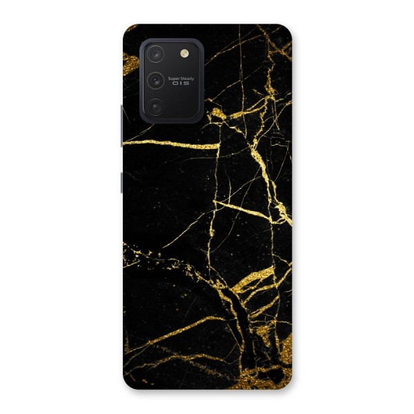 Black And Gold Design Back Case for Galaxy S10 Lite