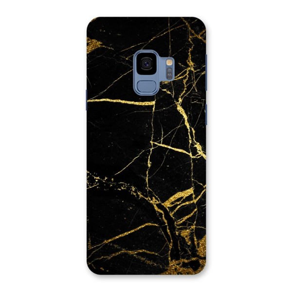 Black And Gold Design Back Case for Galaxy S9