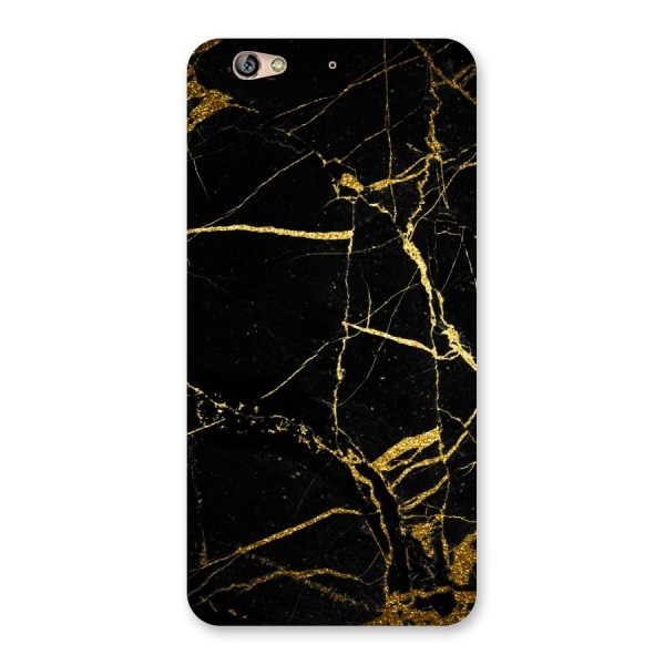 Black And Gold Design Back Case for Gionee S6