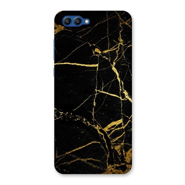Black And Gold Design Back Case for Honor View 10