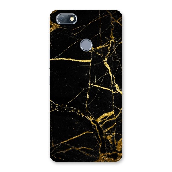 Black And Gold Design Back Case for Infinix Note 5