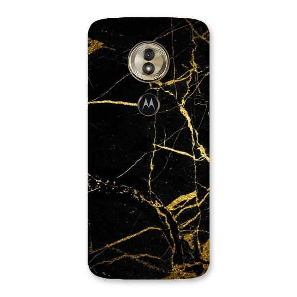 Black And Gold Design Back Case for Moto G6 Play