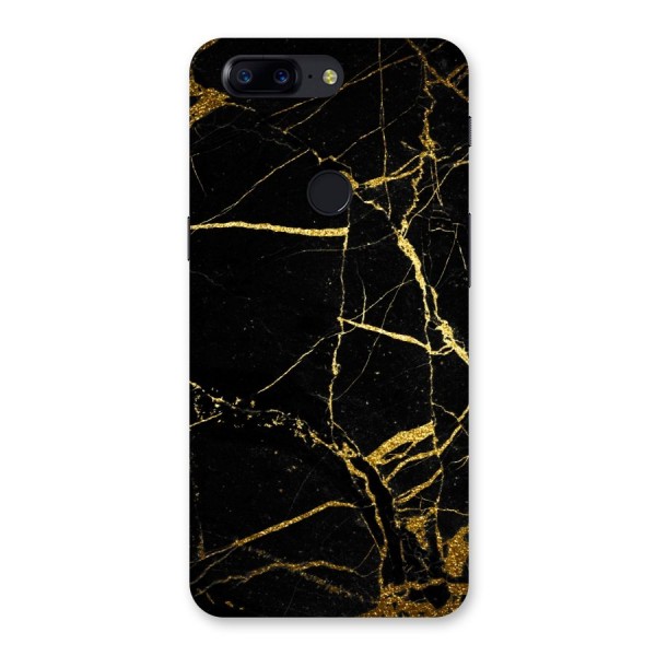 Black And Gold Design Back Case for OnePlus 5T