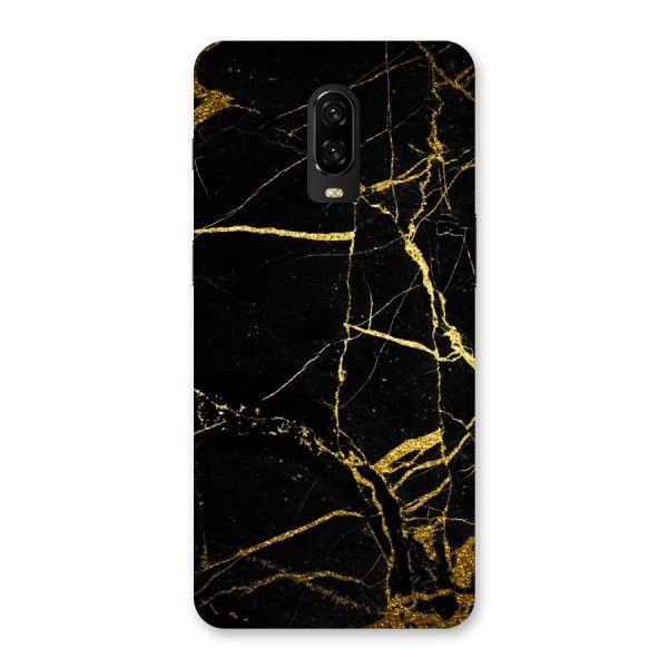 Black And Gold Design Back Case for OnePlus 6T